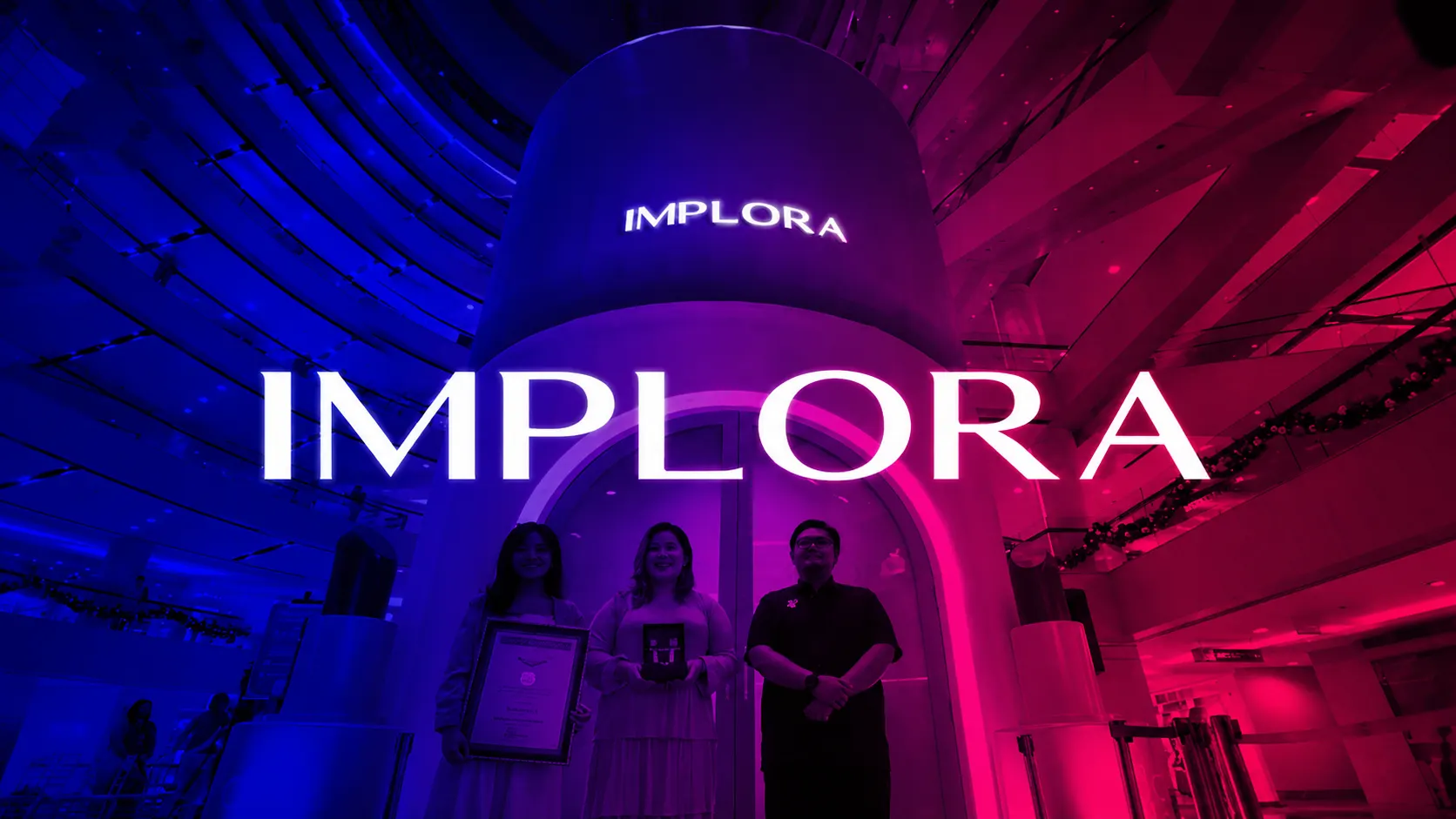 IMPLORA cosmetics brand digital experience